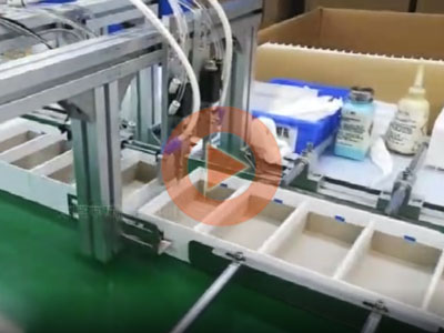 包裝禮盒行業(yè)在線式白膠滴膠