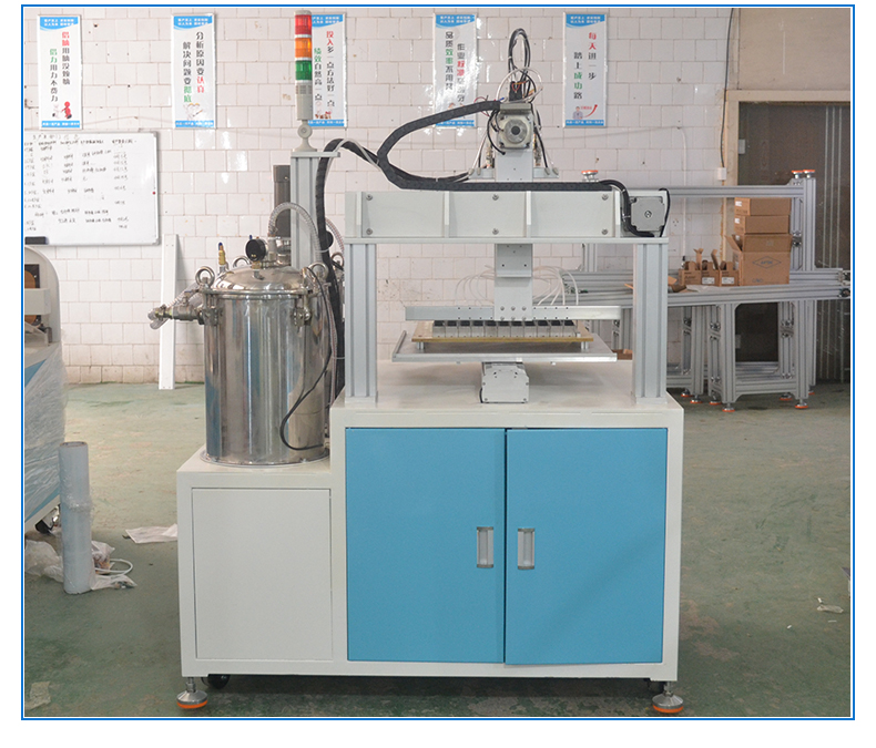 空氣濾芯灌膠機空調(diào)格柵多頭注膠機9