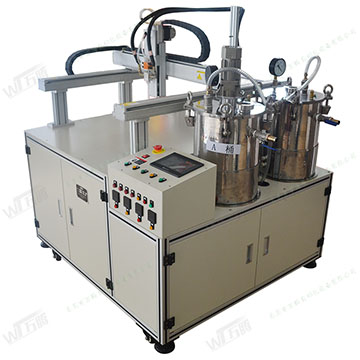 雙液自動(dòng)混膠灌膠機(jī)整流器硅膠灌封機(jī)